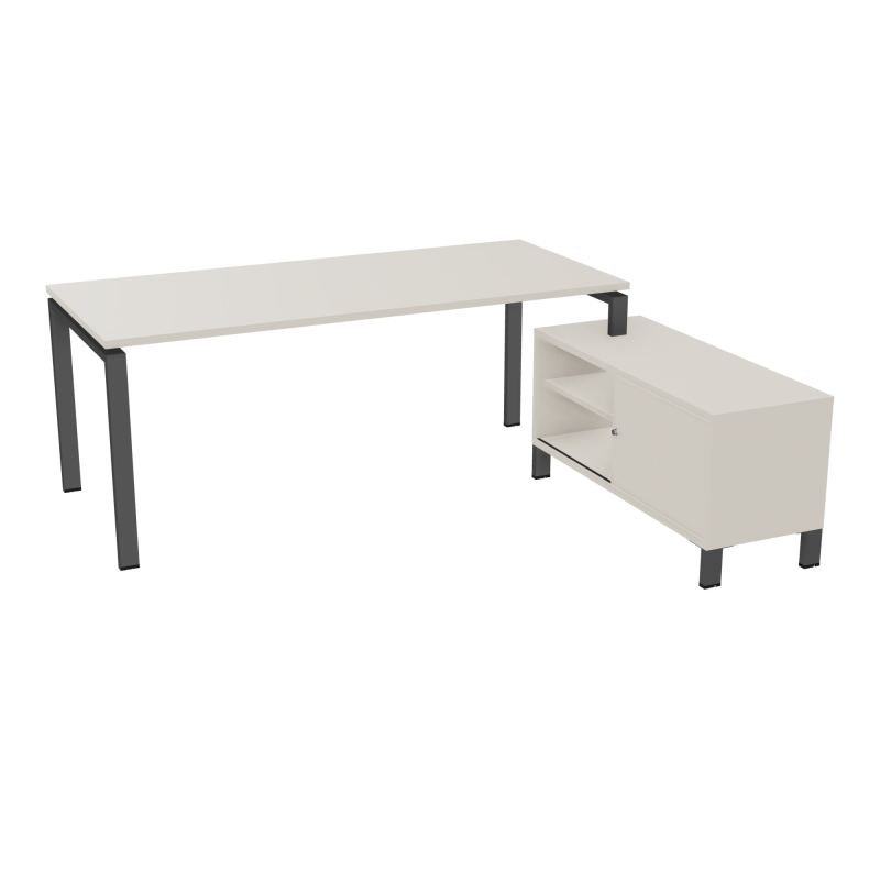 RIO BUREAU RECT. 198X168 PL 180X80 OBT + RET PORT A DROITE SIMPLE ACCES  N5 SC N5