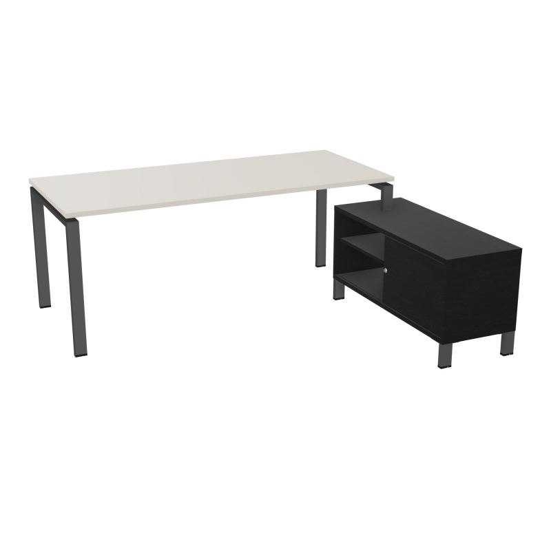 RIO BUREAU RECT. 198X168 PL 180X80 OBT + RET PORT A DROITE SIMPLE ACCES  N5 SC RK