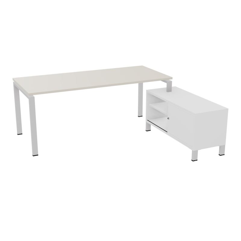 RIO BUREAU RECT. 198X168 PL 180X80 OBT + RET PORT A DROITE SIMPLE ACCES  N5 SD MG