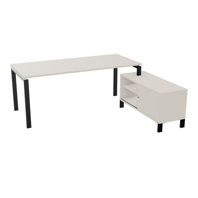 RIO BUREAU RECT. 198X168 PL 180X80 OBT + RET PORT A DROITE SIMPLE ACCES  N5 SG N5