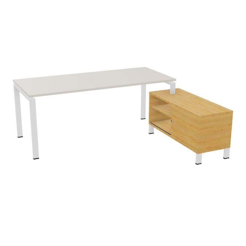 RIO BUREAU RECT. 198X168 PL 180X80 OBT + RET PORT A DROITE SIMPLE ACCES  N5 SO R5