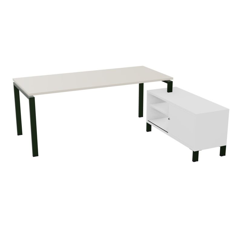 RIO BUREAU RECT. 198X168 PL 180X80 OBT + RET PORT A DROITE SIMPLE ACCES  N5 ST MG