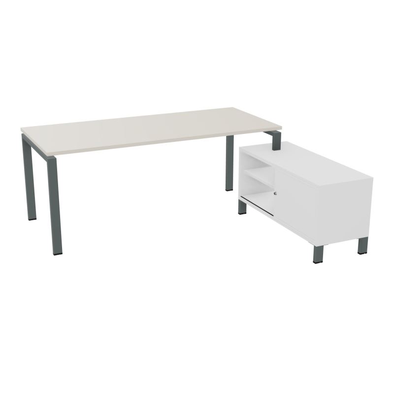 RIO BUREAU RECT. 198X168 PL 180X80 OBT + RET PORT A DROITE SIMPLE ACCES  N5 SU MG