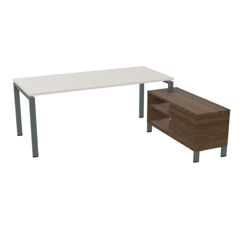 RIO BUREAU RECT. 198X168 PL 180X80 OBT + RET PORT A DROITE SIMPLE ACCES  N5 SU N6