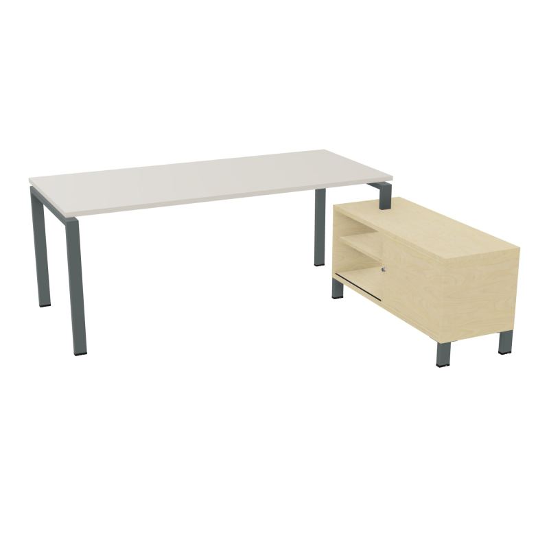 RIO BUREAU RECT. 198X168 PL 180X80 OBT + RET PORT A DROITE SIMPLE ACCES  N5 SU N8