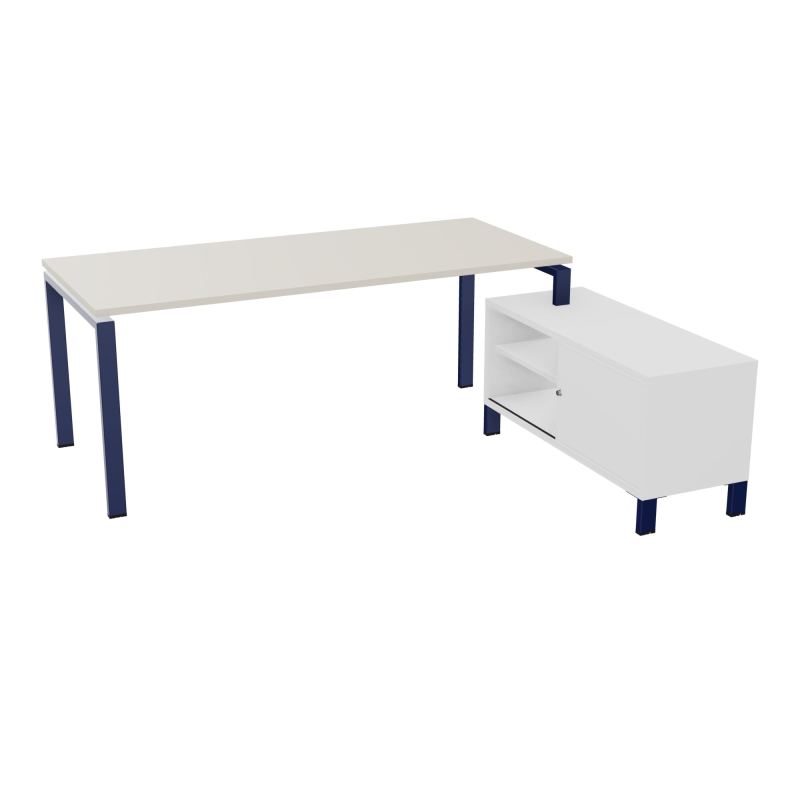 RIO BUREAU RECT. 198X168 PL 180X80 OBT + RET PORT A DROITE SIMPLE ACCES  N5 X4 MG