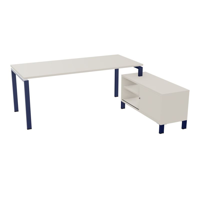 RIO BUREAU RECT. 198X168 PL 180X80 OBT + RET PORT A DROITE SIMPLE ACCES  N5 X4 N5