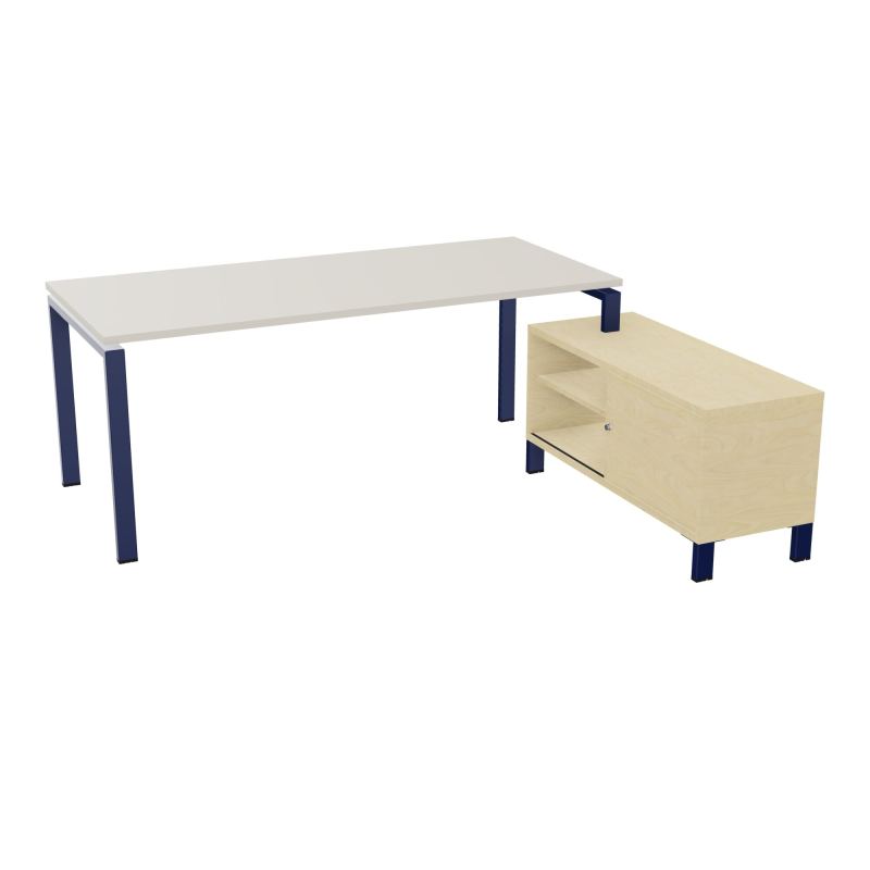 RIO BUREAU RECT. 198X168 PL 180X80 OBT + RET PORT A DROITE SIMPLE ACCES  N5 X4 N8