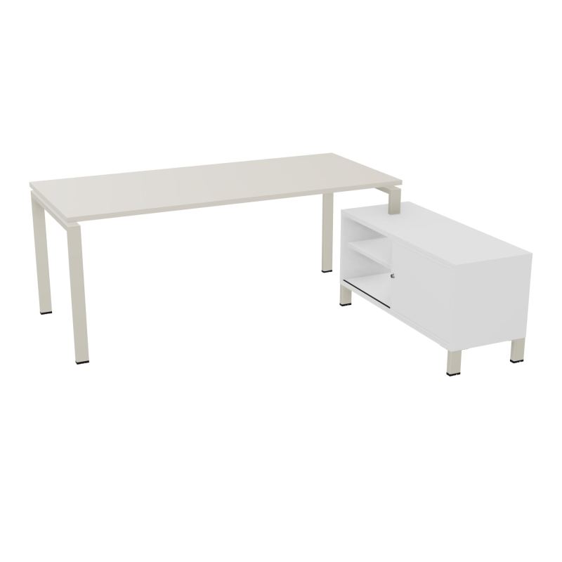 RIO BUREAU RECT. 198X168 PL 180X80 OBT + RET PORT A DROITE SIMPLE ACCES  N5 ZC MG