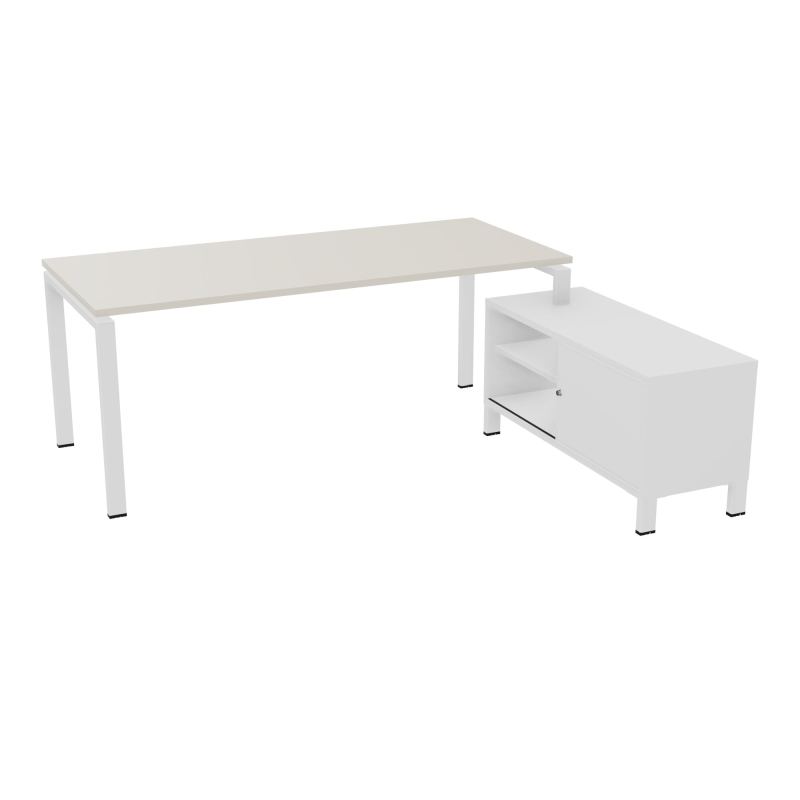 RIO BUREAU RECT. 198X168 PL 180X80 OBT + RET PORT A DROITE SIMPLE ACCES  N5 ZO MG