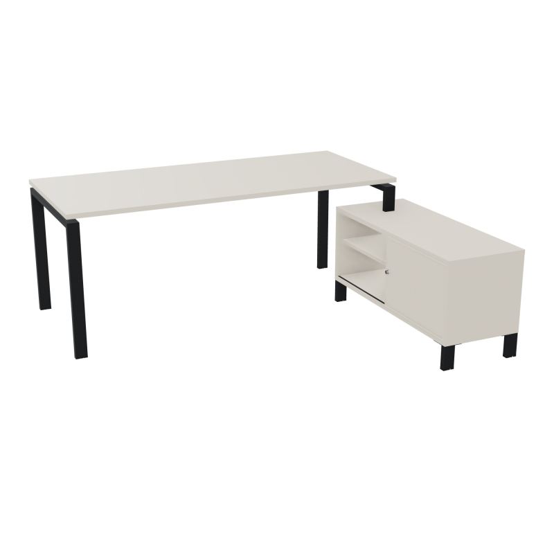 RIO BUREAU RECT. 198X168 PL 180X80 OBT + RET PORT A DROITE SIMPLE ACCES  N5 ZP N5