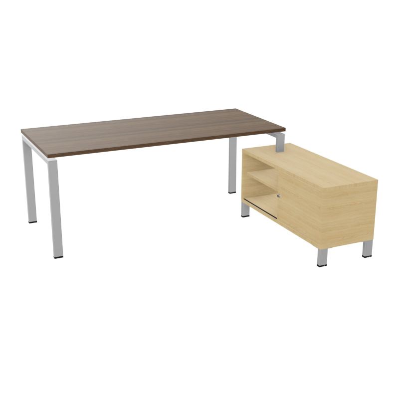 RIO BUREAU RECT. 198X168 PL 180X80 OBT + RET PORT A DROITE SIMPLE ACCES  N6 SA R1