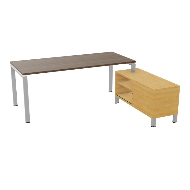 RIO BUREAU RECT. 198X168 PL 180X80 OBT + RET PORT A DROITE SIMPLE ACCES  N6 SA R5