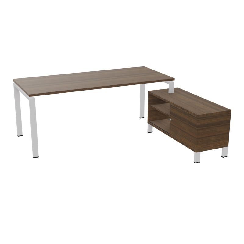 RIO BUREAU RECT. 198X168 PL 180X80 OBT + RET PORT A DROITE SIMPLE ACCES  N6 SD N6