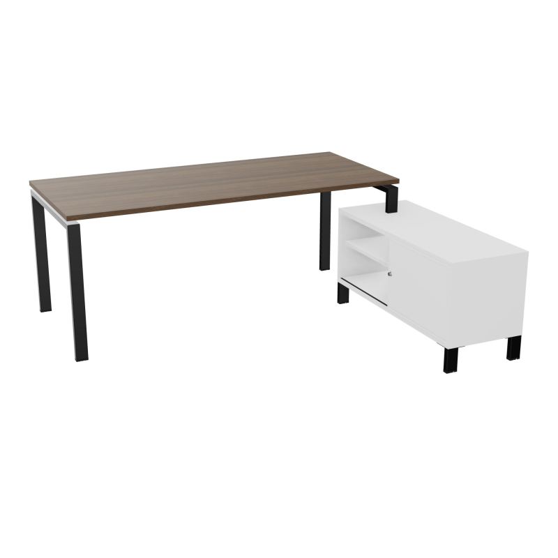 RIO BUREAU RECT. 198X168 PL 180X80 OBT + RET PORT A DROITE SIMPLE ACCES  N6 SG MG
