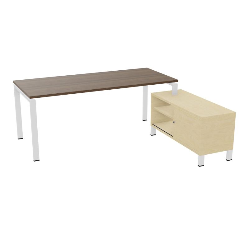 RIO BUREAU RECT. 198X168 PL 180X80 OBT + RET PORT A DROITE SIMPLE ACCES  N6 SO N8