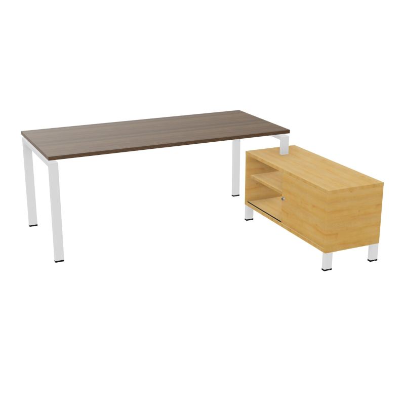 RIO BUREAU RECT. 198X168 PL 180X80 OBT + RET PORT A DROITE SIMPLE ACCES  N6 SO R5