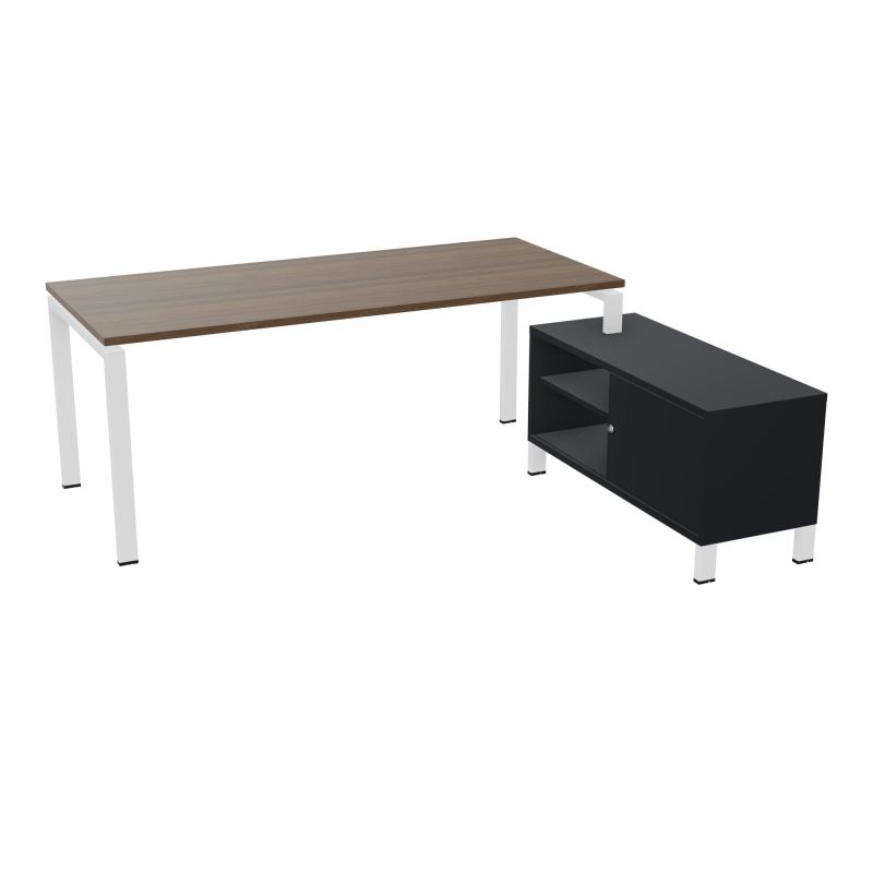 RIO BUREAU RECT. 198X168 PL 180X80 OBT + RET PORT A DROITE SIMPLE ACCES  N6 SO R9