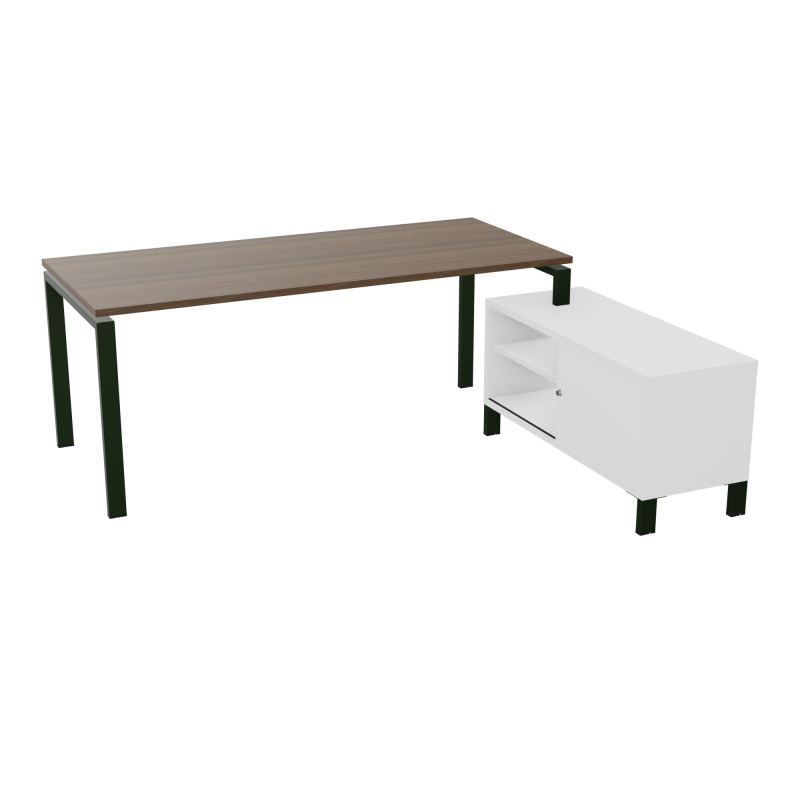 RIO BUREAU RECT. 198X168 PL 180X80 OBT + RET PORT A DROITE SIMPLE ACCES  N6 ST MG