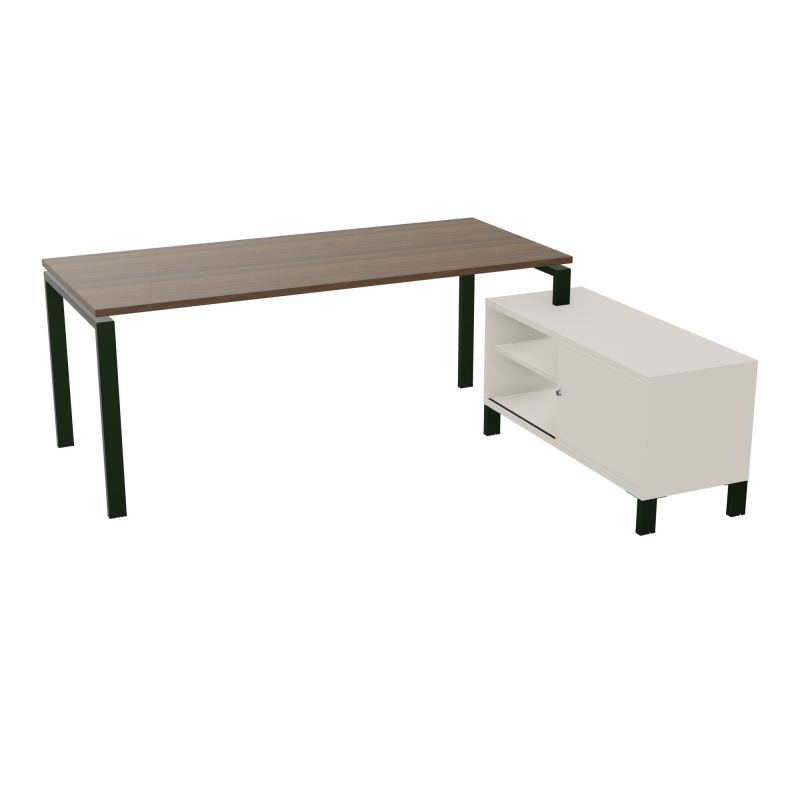 RIO BUREAU RECT. 198X168 PL 180X80 OBT + RET PORT A DROITE SIMPLE ACCES  N6 ST N5