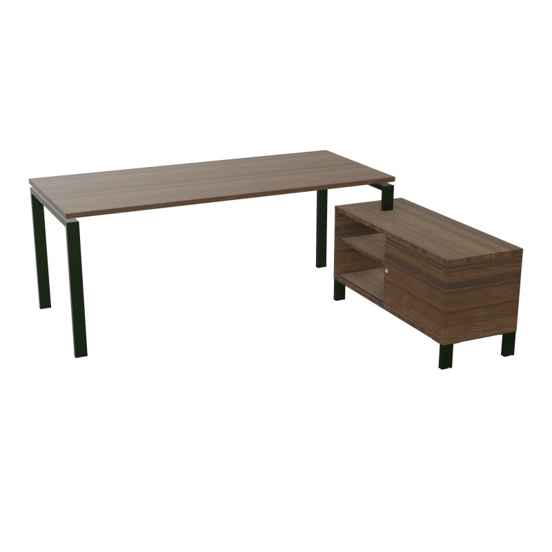 RIO BUREAU RECT. 198X168 PL 180X80 OBT + RET PORT A DROITE SIMPLE ACCES  N6 ST N6