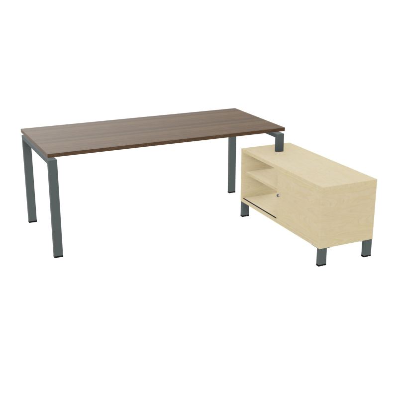 RIO BUREAU RECT. 198X168 PL 180X80 OBT + RET PORT A DROITE SIMPLE ACCES  N6 SU N8