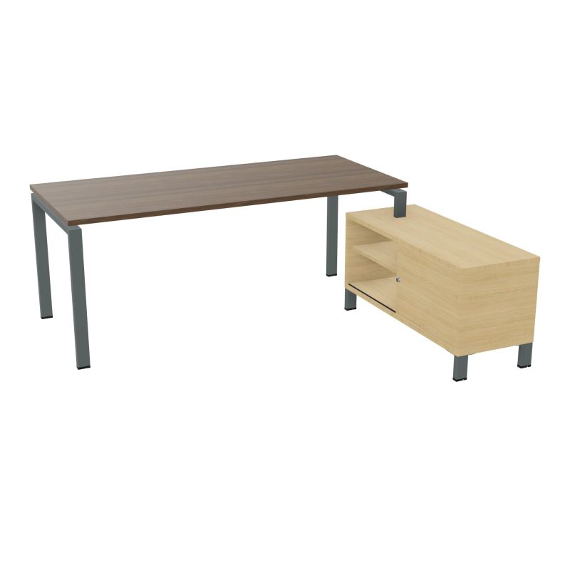 RIO BUREAU RECT. 198X168 PL 180X80 OBT + RET PORT A DROITE SIMPLE ACCES  N6 SU R1
