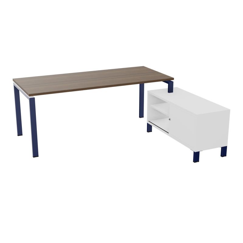 RIO BUREAU RECT. 198X168 PL 180X80 OBT + RET PORT A DROITE SIMPLE ACCES  N6 X4 MG