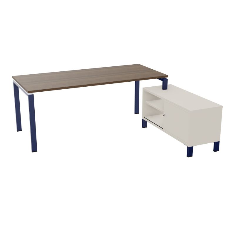 RIO BUREAU RECT. 198X168 PL 180X80 OBT + RET PORT A DROITE SIMPLE ACCES  N6 X4 N5