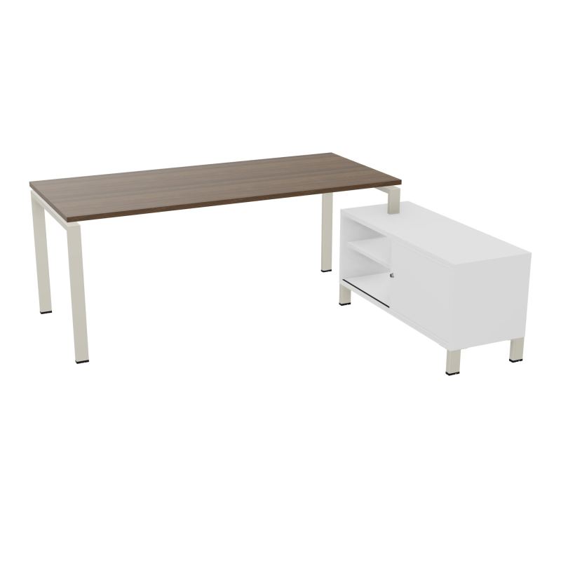 RIO BUREAU RECT. 198X168 PL 180X80 OBT + RET PORT A DROITE SIMPLE ACCES  N6 ZC MG