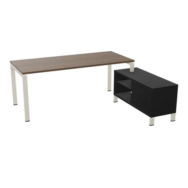 RIO BUREAU RECT. 198X168 PL 180X80 OBT + RET PORT A DROITE SIMPLE ACCES  N6 ZC RK