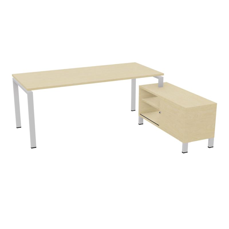 RIO BUREAU RECT. 198X168 PL 180X80 OBT + RET PORT A DROITE SIMPLE ACCES  N8 SD N8
