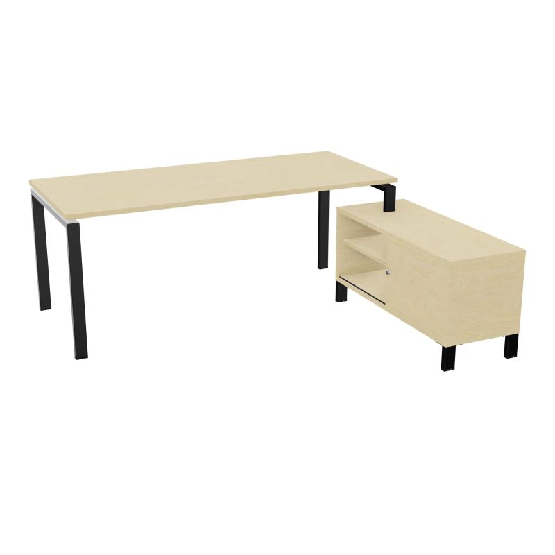 RIO BUREAU RECT. 198X168 PL 180X80 OBT + RET PORT A DROITE SIMPLE ACCES  N8 SG N8