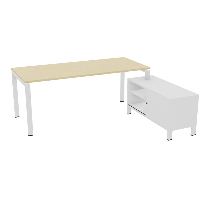 RIO BUREAU RECT. 198X168 PL 180X80 OBT + RET PORT A DROITE SIMPLE ACCES  N8 SO MG