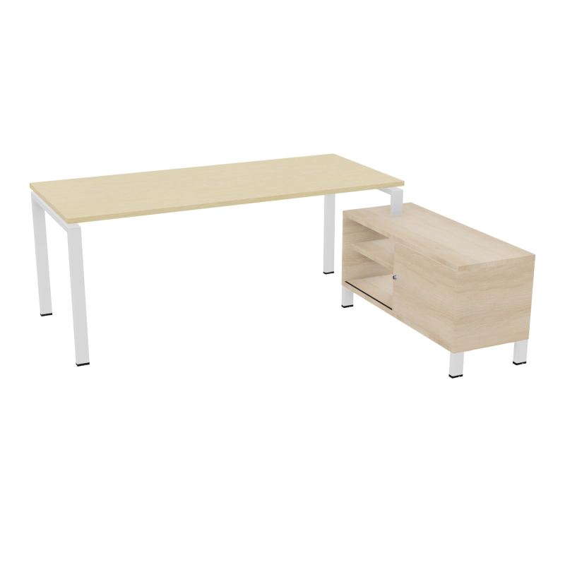 RIO BUREAU RECT. 198X168 PL 180X80 OBT + RET PORT A DROITE SIMPLE ACCES  N8 SO RZ
