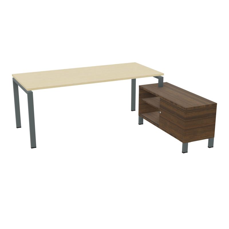 RIO BUREAU RECT. 198X168 PL 180X80 OBT + RET PORT A DROITE SIMPLE ACCES  N8 SU N6