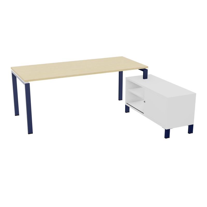 RIO BUREAU RECT. 198X168 PL 180X80 OBT + RET PORT A DROITE SIMPLE ACCES  N8 X4 MG