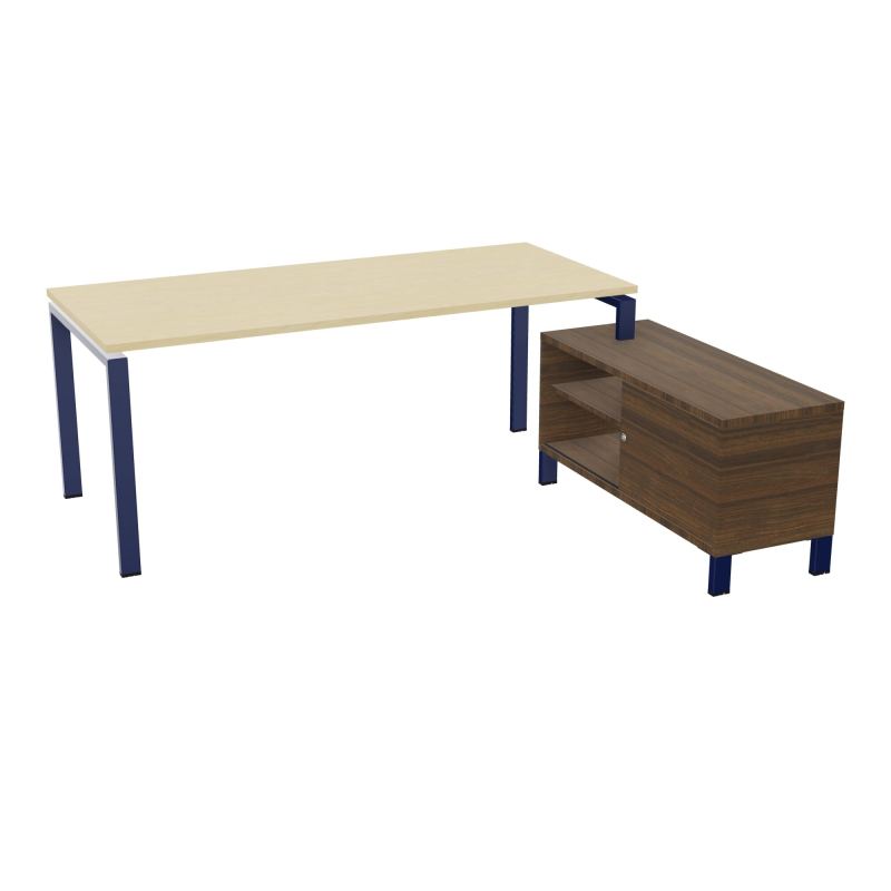 RIO BUREAU RECT. 198X168 PL 180X80 OBT + RET PORT A DROITE SIMPLE ACCES  N8 X4 N6