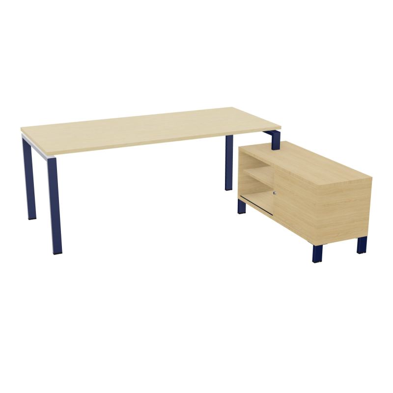 RIO BUREAU RECT. 198X168 PL 180X80 OBT + RET PORT A DROITE SIMPLE ACCES  N8 X4 R1