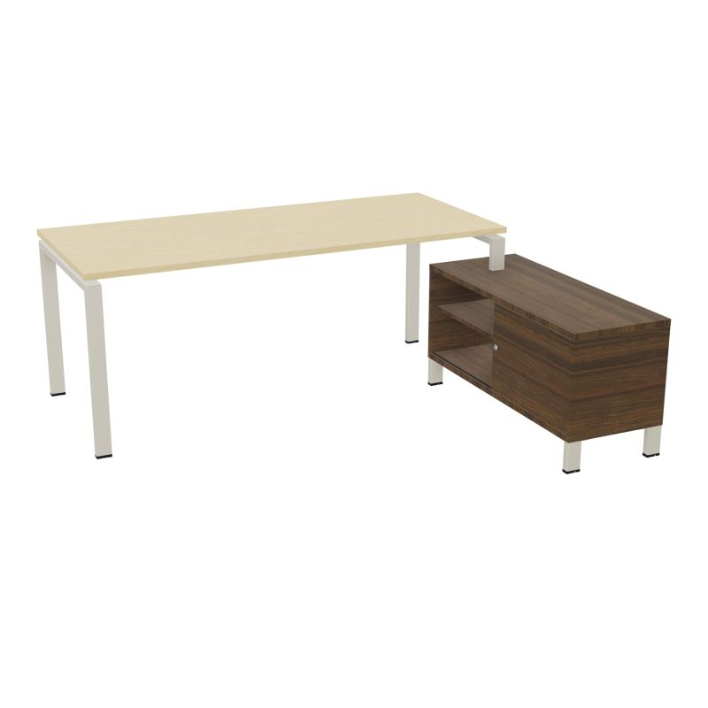 RIO BUREAU RECT. 198X168 PL 180X80 OBT + RET PORT A DROITE SIMPLE ACCES  N8 ZC N6