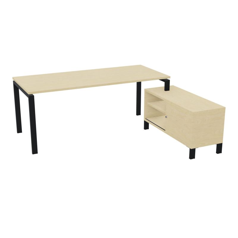 RIO BUREAU RECT. 198X168 PL 180X80 OBT + RET PORT A DROITE SIMPLE ACCES  N8 ZP N8