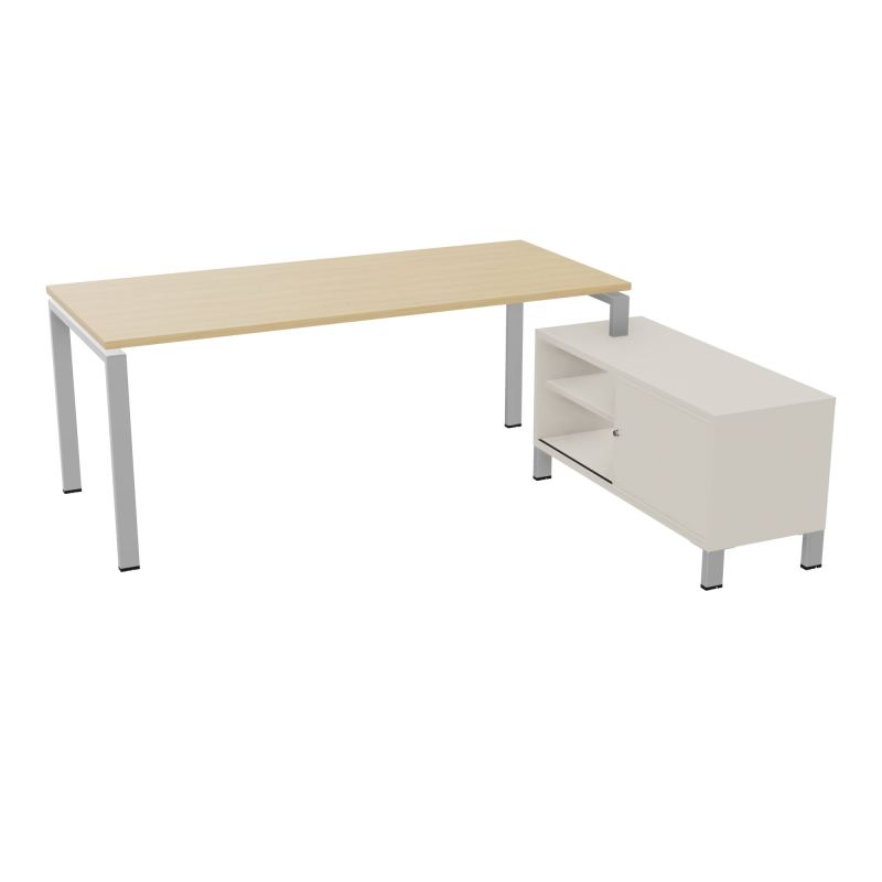 RIO BUREAU RECT. 198X168 PL 180X80 OBT + RET PORT A DROITE SIMPLE ACCES  R1 SA N5