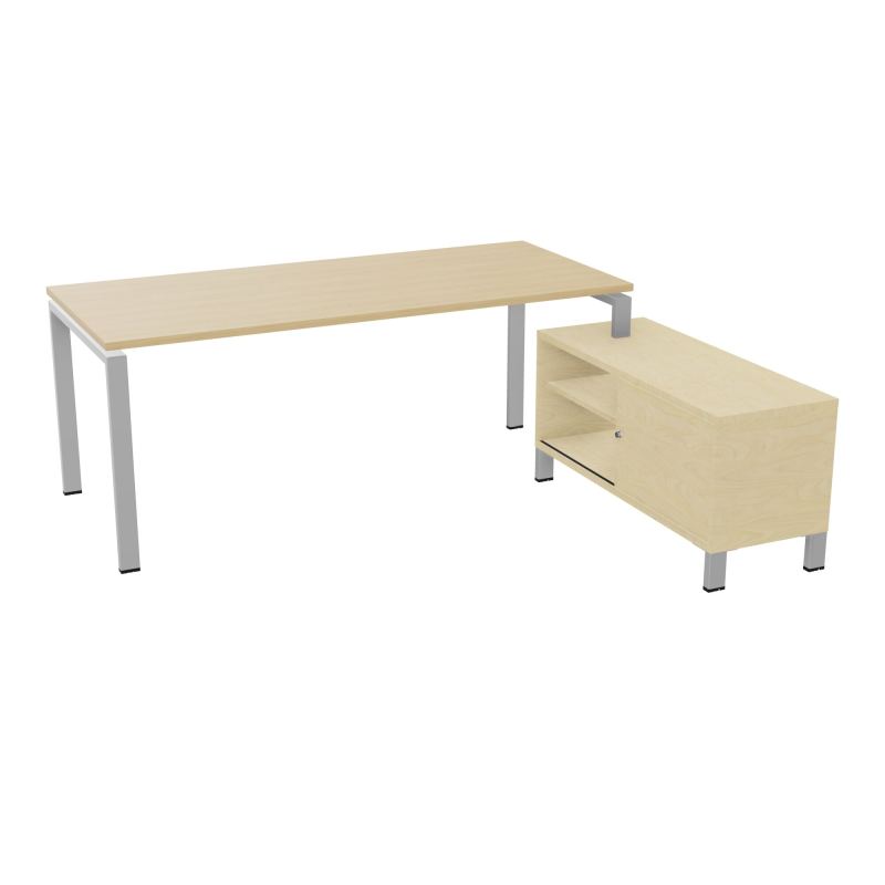 RIO BUREAU RECT. 198X168 PL 180X80 OBT + RET PORT A DROITE SIMPLE ACCES  R1 SA N8
