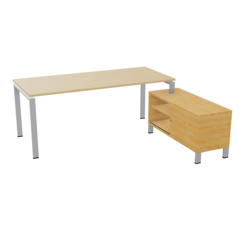 RIO BUREAU RECT. 198X168 PL 180X80 OBT + RET PORT A DROITE SIMPLE ACCES  R1 SA R5