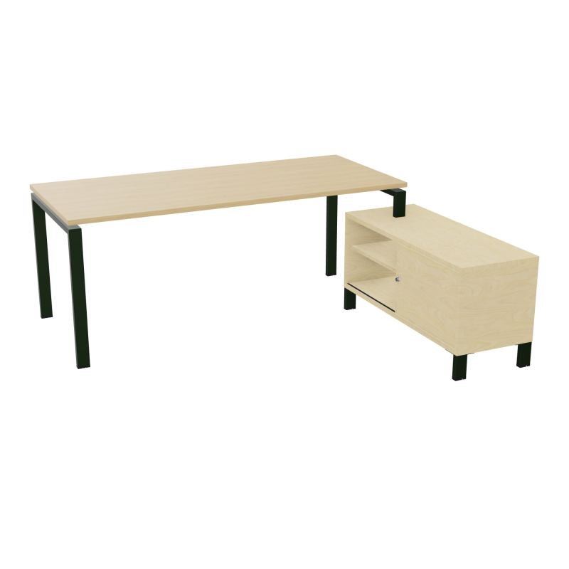 RIO BUREAU RECT. 198X168 PL 180X80 OBT + RET PORT A DROITE SIMPLE ACCES  R1 ST N8