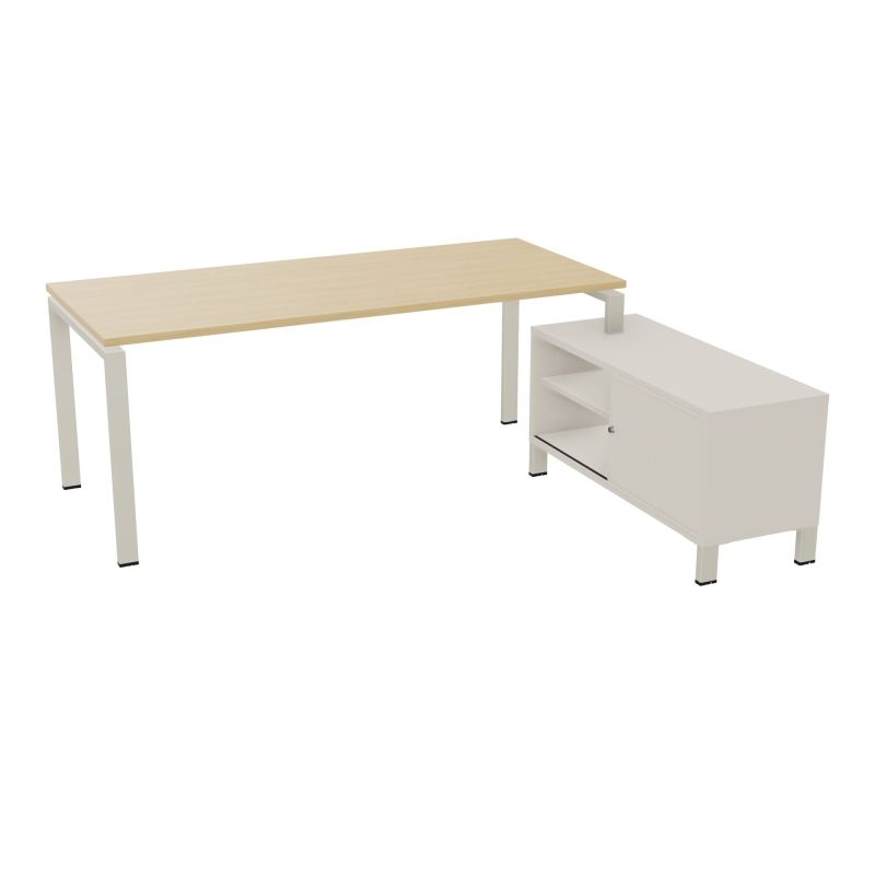 RIO BUREAU RECT. 198X168 PL 180X80 OBT + RET PORT A DROITE SIMPLE ACCES  R1 ZC N5