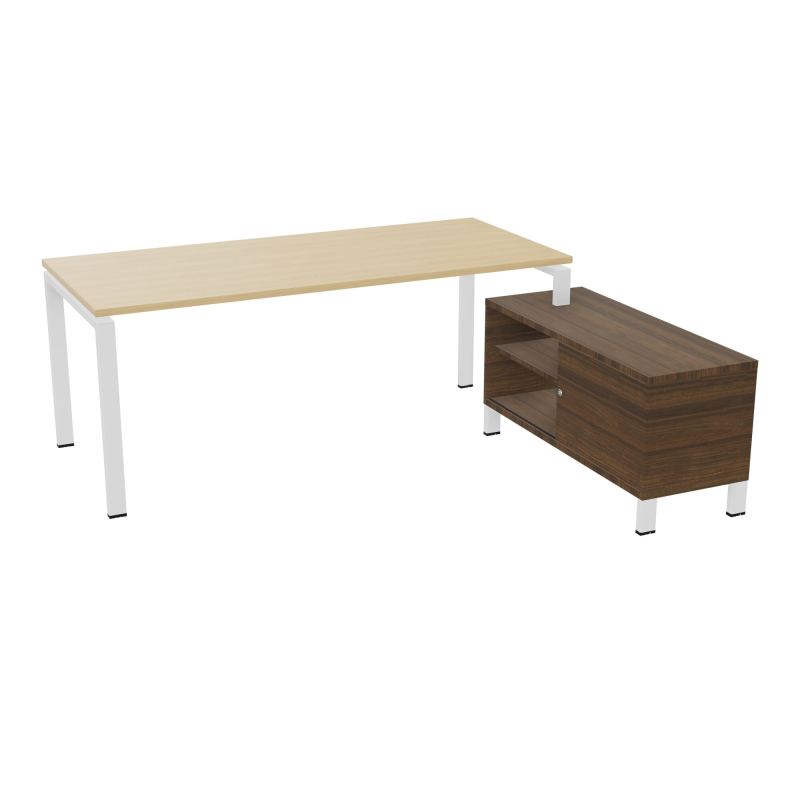 RIO BUREAU RECT. 198X168 PL 180X80 OBT + RET PORT A DROITE SIMPLE ACCES  R1 ZO N6