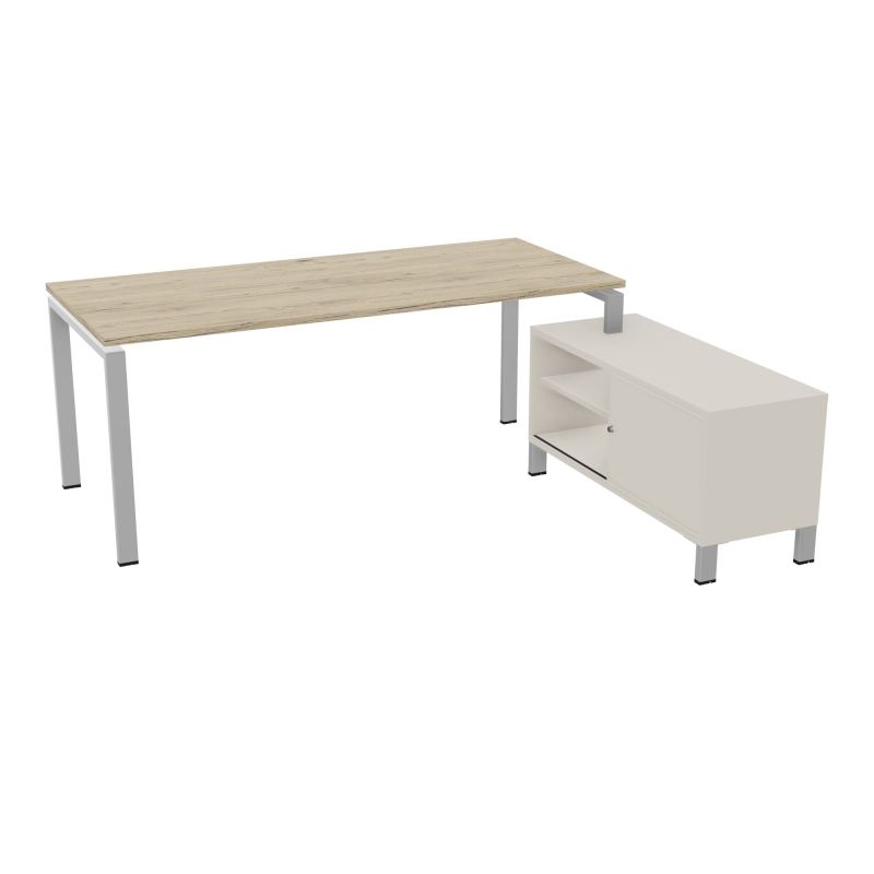 RIO BUREAU RECT. 198X168 PL 180X80 OBT + RET PORT A DROITE SIMPLE ACCES  R3 SA N5