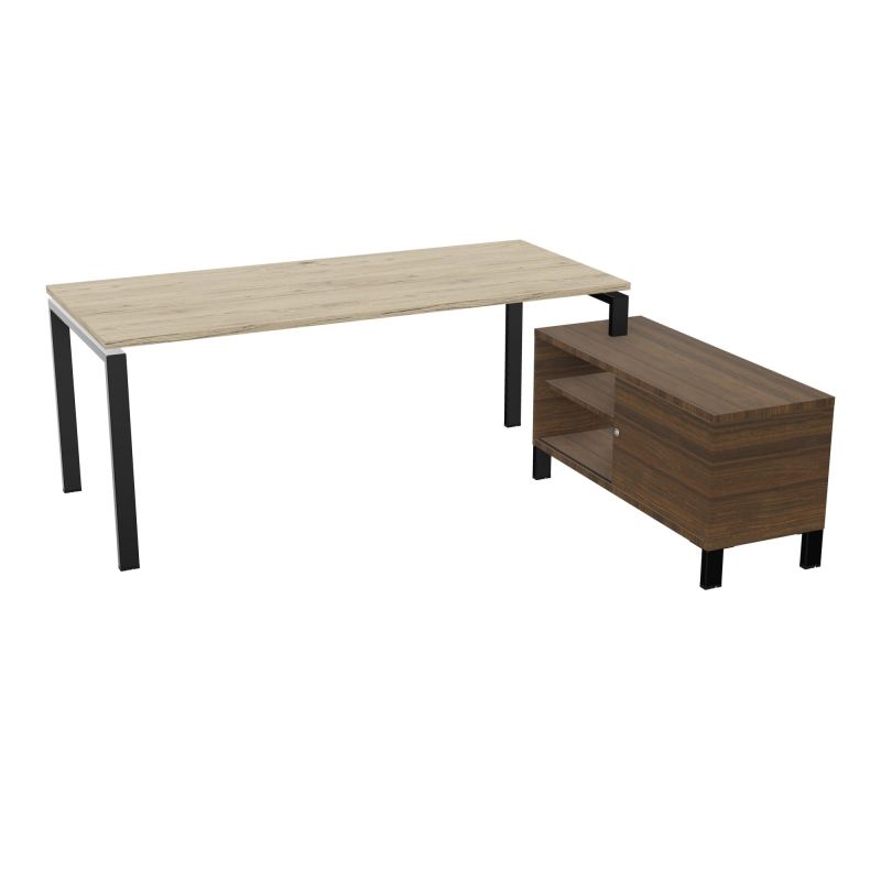 RIO BUREAU RECT. 198X168 PL 180X80 OBT + RET PORT A DROITE SIMPLE ACCES  R3 SG N6