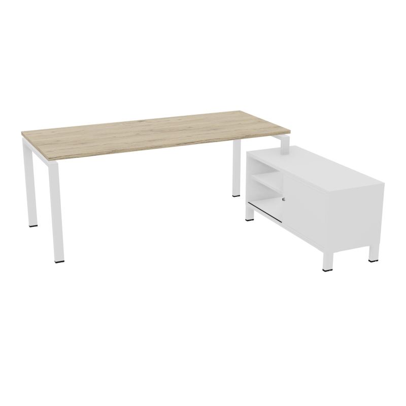 RIO BUREAU RECT. 198X168 PL 180X80 OBT + RET PORT A DROITE SIMPLE ACCES  R3 SO MG